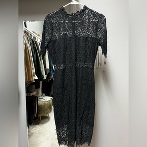 Lulus Black Lace Dress